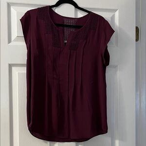 Daniel Rainn Deep Burgundy Blouse